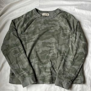 Camo Crew Neck Sweatshirt